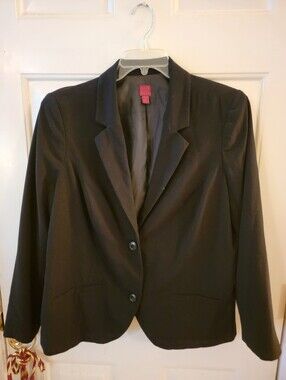 212 Collection Women's Black Two-Button Tailored Blazer